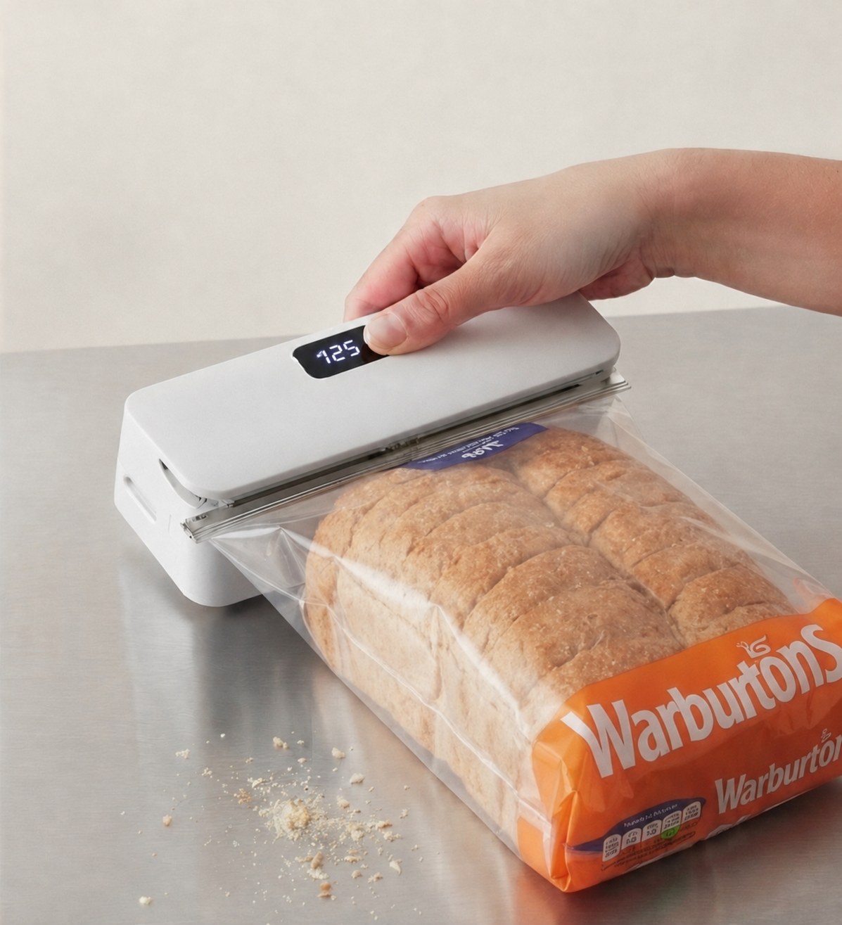 NexaHome™ 6-Level Rechargeable Bag Sealer with Cutter